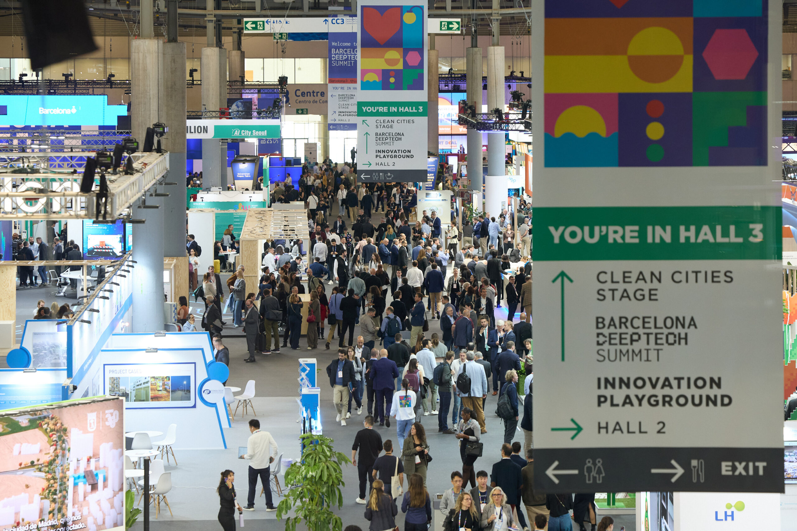 Smart City Expo World Congress 2025 3홀 부스 전경
